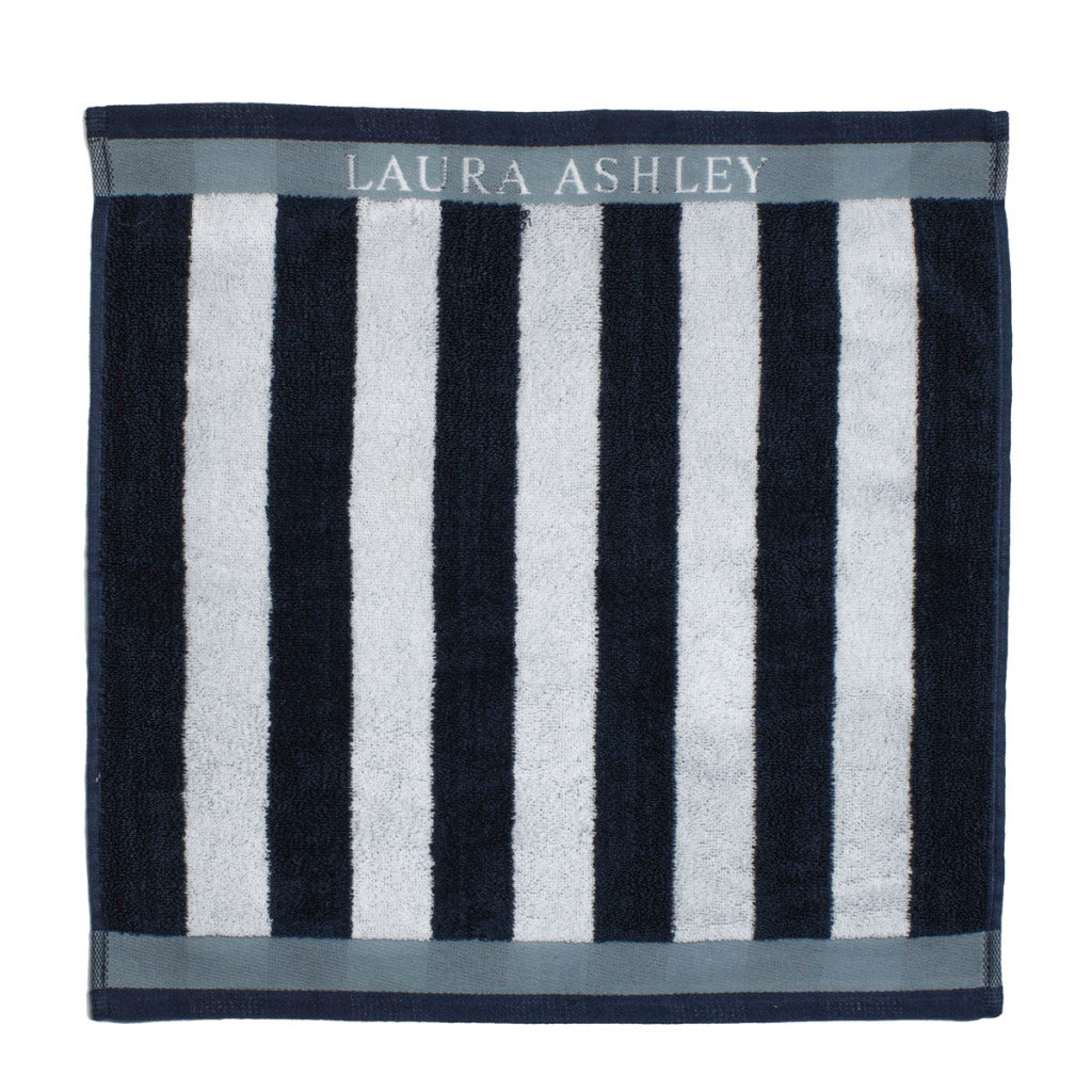 Laura Ashley Küchentuch Midnight Stripe 50x50 cm dunkelblau