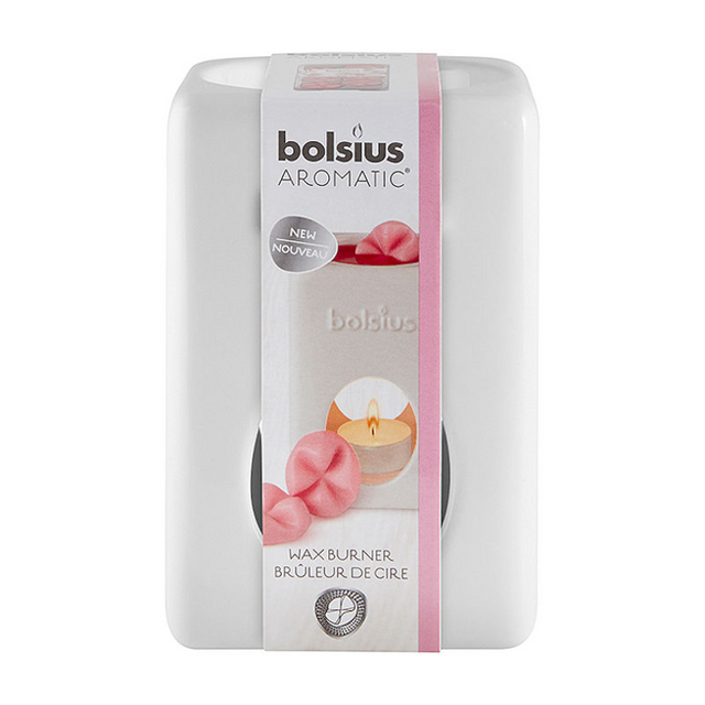 Bolsius Duftwachsbrenner quadratisch weiß