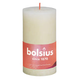 Bolsius Bolsius Stollen Shine 4 St rustic 130x68 mm měkká perla barevná