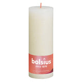 Bolsius Bolsius Stollen Shine 4 St rustic 190x68 mm měkká perla barevná