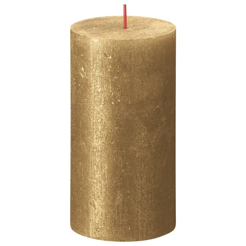 Bolsius Bolsius Stub Candle Sinomage de 13x6,8 cm d'or