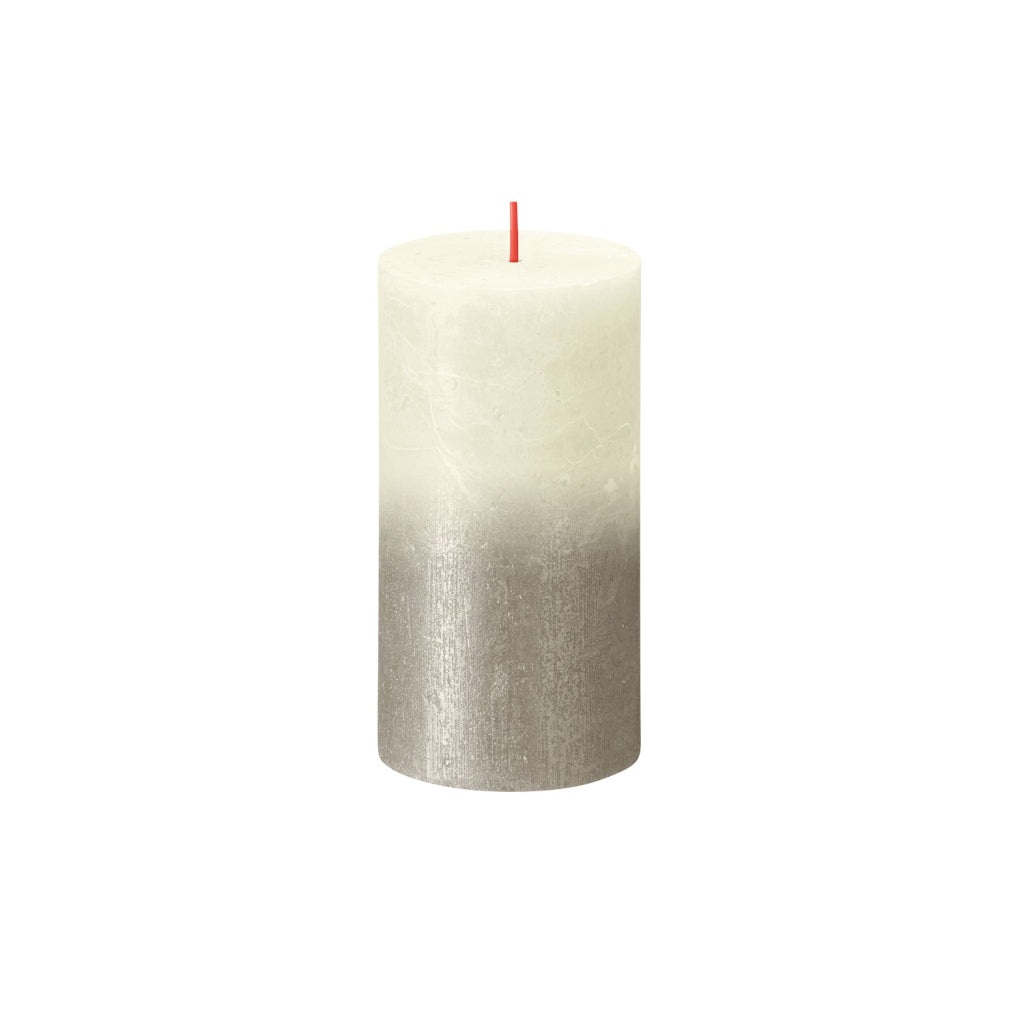 Bolsius Candle 13x6,8 cm falmende perle -champagne