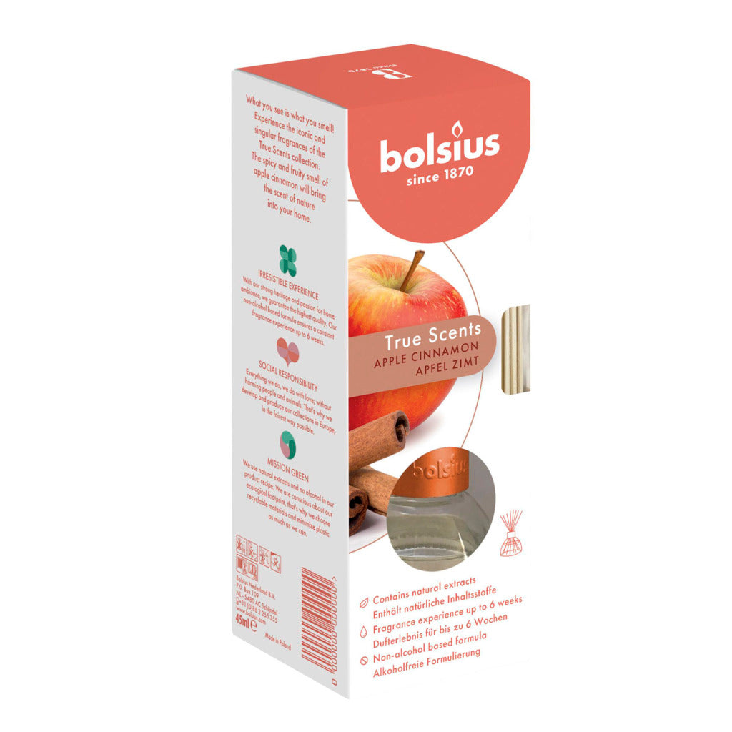 Bolsius Bolsius Spremed Spreader Apple Cinnamon 45 ml de aromas verdaderos