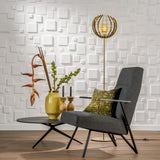 Wallart 12 St. Wandtafeln 3D GA-WA09 Quadrate