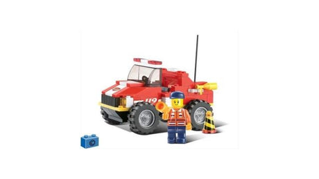 Sluban Feuermelder M38-B0217 Feuerwehr Jeep 118-teilig