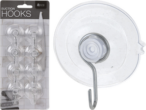 No brand Saugnapfhaken 4 cm 8 Stück | 12 Stück