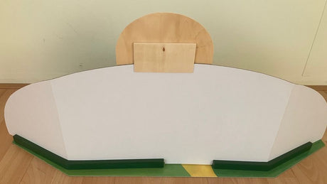 Lege display berglandschap voorholztiger