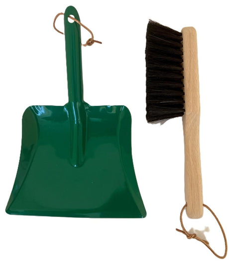 Kinder blik groen en kinderhandbor 24 cm