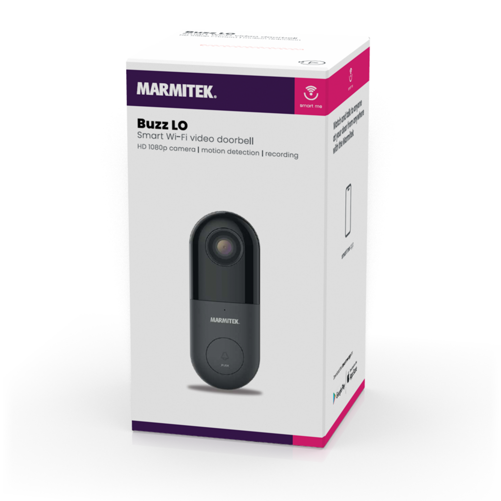 Marmitek Smart WiFi Videotürbell 1080p