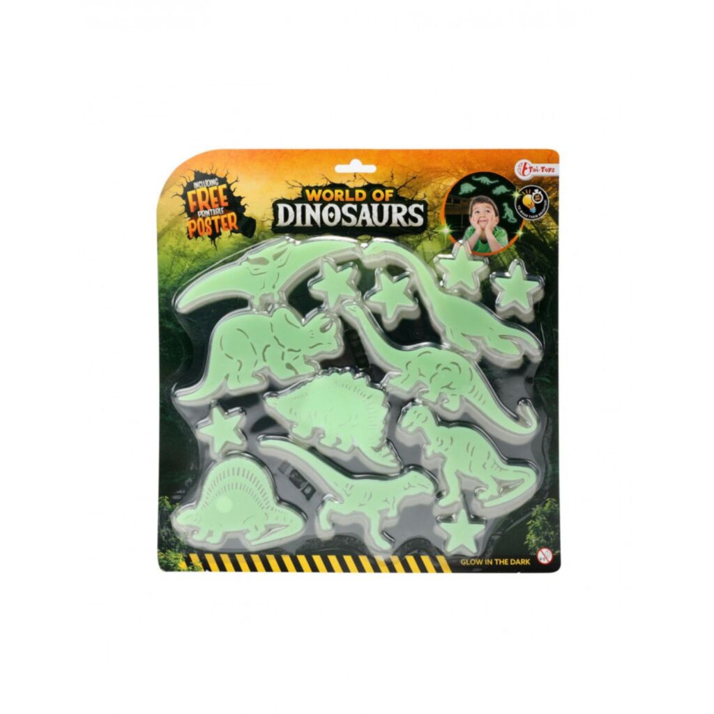 Toi-Toys World of Dinosaurs Glow In The Dark Dinos