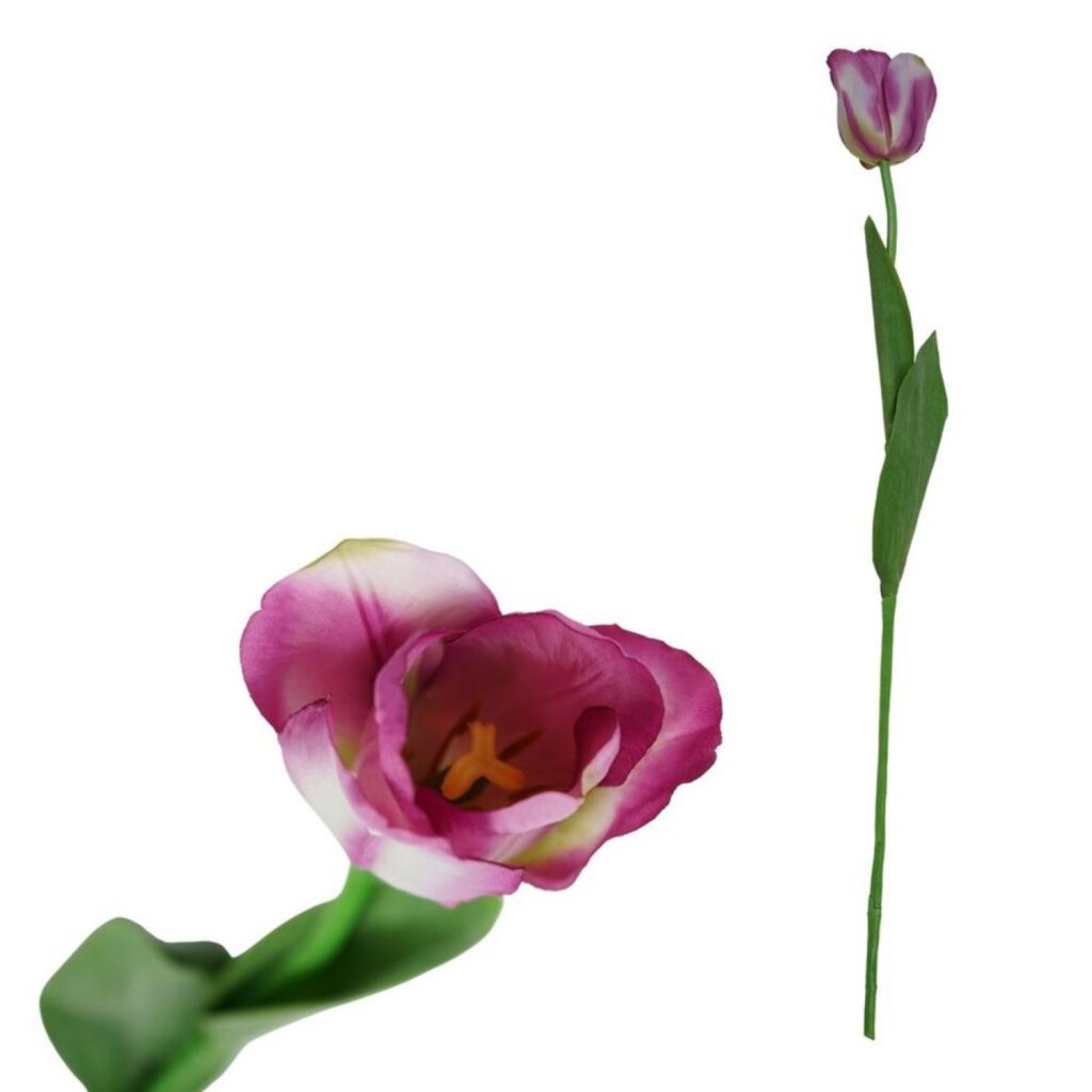 Różne sztuczne kwiat Tulipa Purple 83 cm