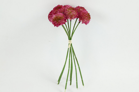 Countryfield kunstboeket dahlia paars 12x12x26cm