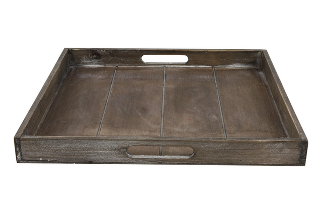 Countryfield dienblad vierkant claudina 40cm bruin