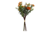 Countryfield dahlia pompon boeket oranje 12x12xh27cm
