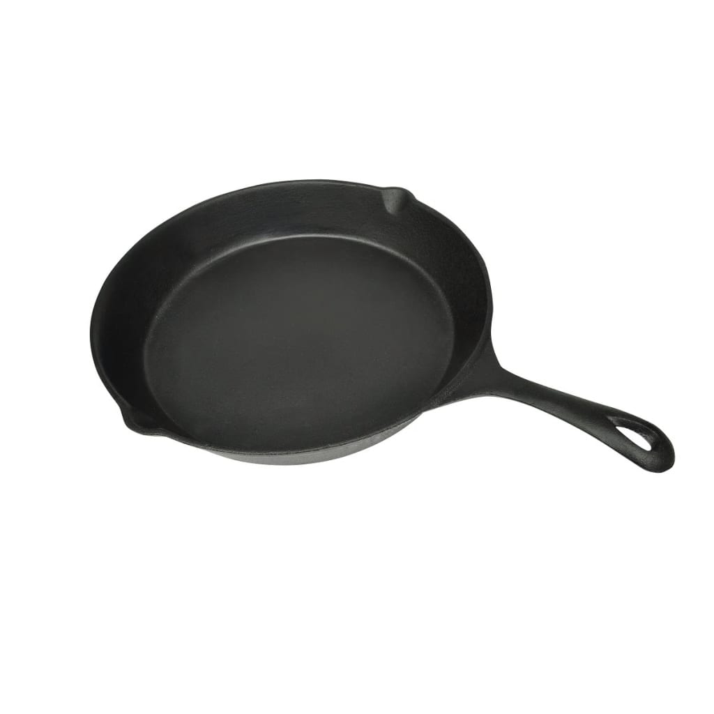 Vidaxl Fring Pan Lito železo 30 cm okroglo