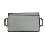 Vidaxl grillplaat dubbelzijdig 50x23 cm gietijzer