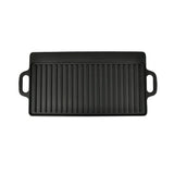 Vidaxl Grillplatte Gusseisen doppelt 38x23 cm 2 Sts