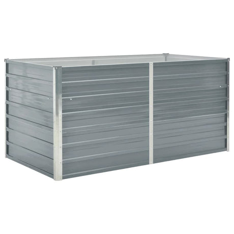 Vidaxl -Pflanzer erhöht 160 x 80 x 77 cm verzinkter Stahlgrau