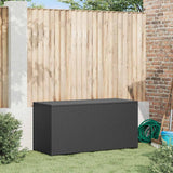 Vidaxl tuinbox 120x50x60 cm poly rattan zwart