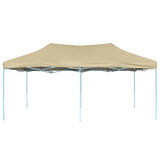 Vidaxl foldet telt pop-up 3x6 m creme hvid