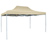 Vidaxl Faltzelt Popup 3x4,5 M Creme Weiß