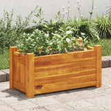 VIDAXL -Pflanzer erhöht 50 x 25 x 25 cm Akazieholz