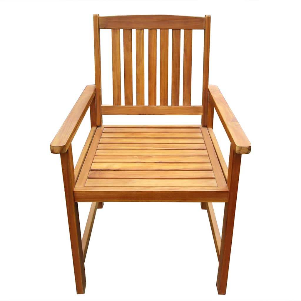 Vidaxl tuinstoelen 2 st massief acaciahout bruin
