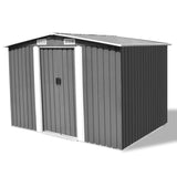 Vidaxl Garden shed 257x205x178 cm Metal Gray