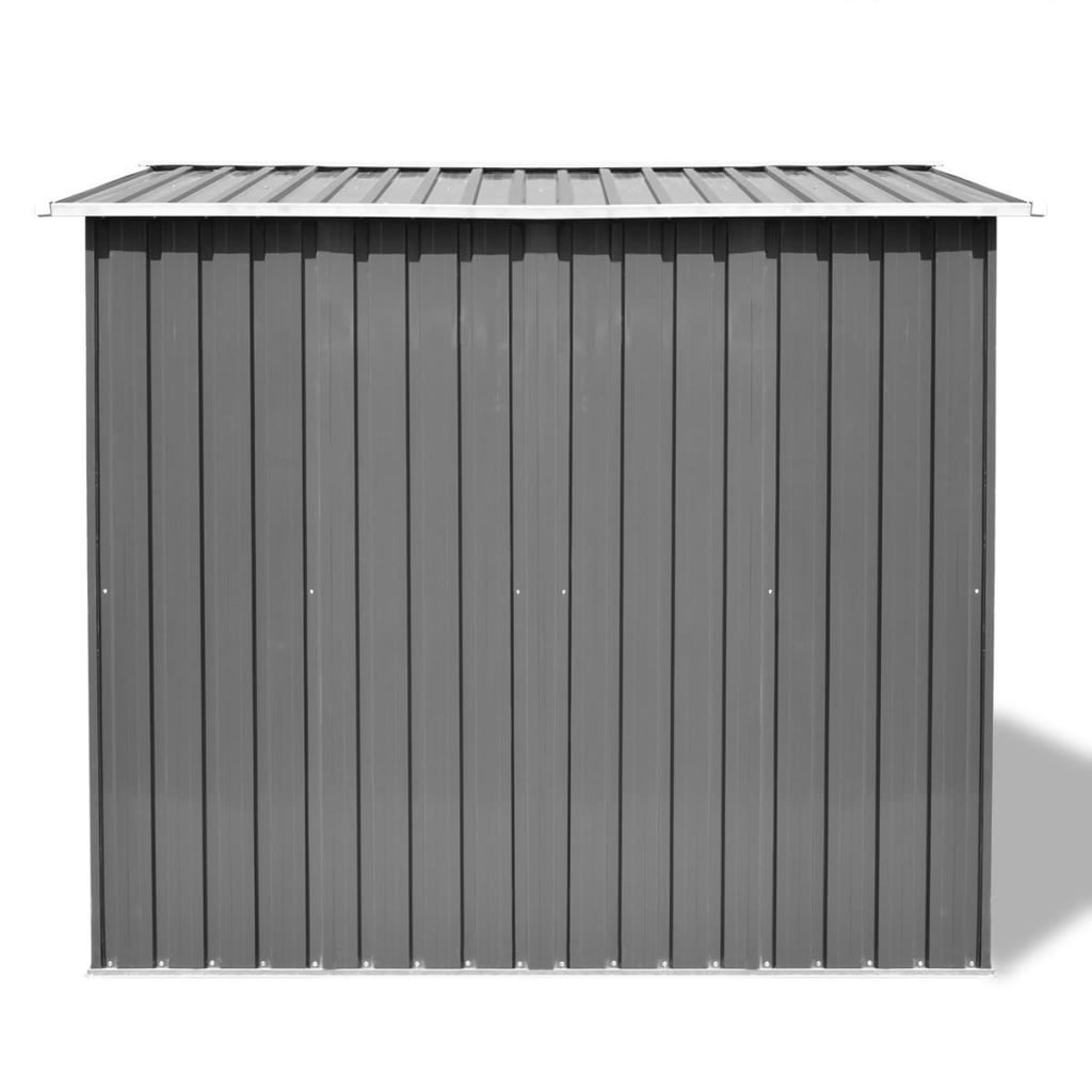 Vidaxl Garden shed 257x205x178 cm Metal Gray