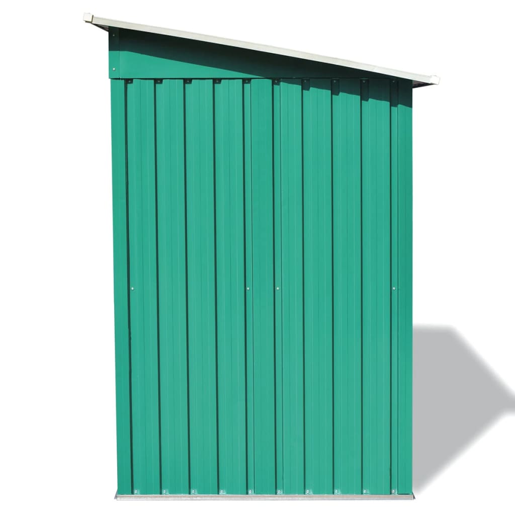 Vidaxl Garden Shed Metal Green