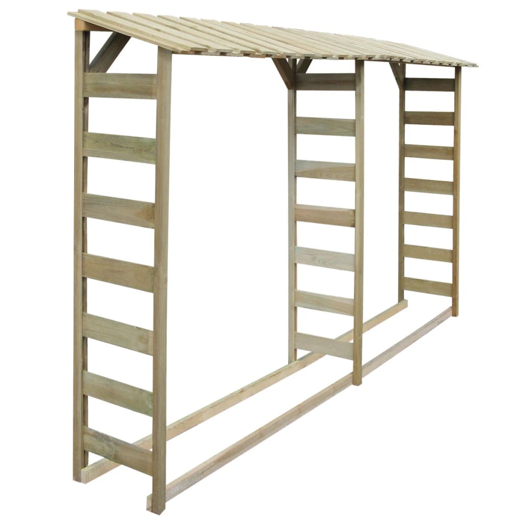 Vidaxl Bood Storage Double 300x44x176 cm Bois de pin imprégné