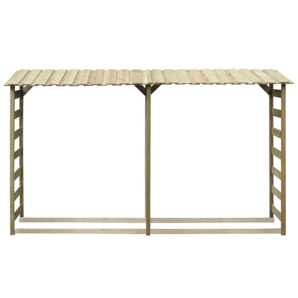 Vidaxl Bood Storage Double 300x44x176 cm Bois de pin imprégné