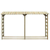 Vidaxl Bood Storage Double 300x44x176 cm Bois de pin imprégné