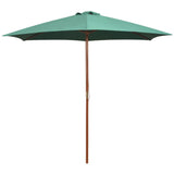 Vidaxl Parasol 270x270 cm trepolgrønn