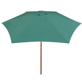 Vidaxl Parasol 270x270 cm trepolgrønn