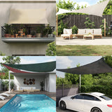 Vidaxl Sunshade HDPE Square 2x2 M Anthracite