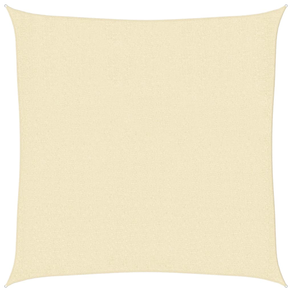 Vidaxl Sunshade HDPE Quadrat 2x2 m Creme