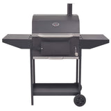 Vidaxl Kolgrill med underplank Black