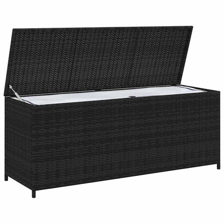 Vidaxl tuinbox 150x50x60 cm poly rattan zwart