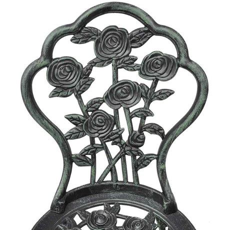 Vidaxl bistrostoelen 2 st gietaluminium groen