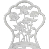 Vidaxl bistrostoelen 2 st gietaluminium wit