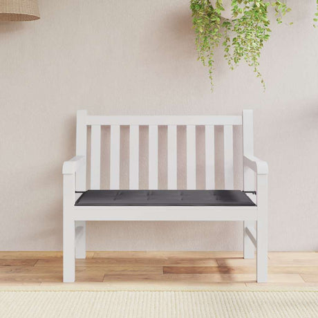 Vidaxl Garden Bench Kissen 100x50x4 cm Oxford Stoffanthrazit -gelöscht
