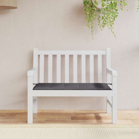Vidaxl Garden Bench Kissen 120x50x4 cm Oxford Stoffanthrazit -gelöscht