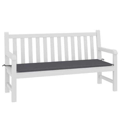 Vidaxl Garden Bench Kissen 150x50x3 cm Oxford Stoffanthrazit -gelöscht