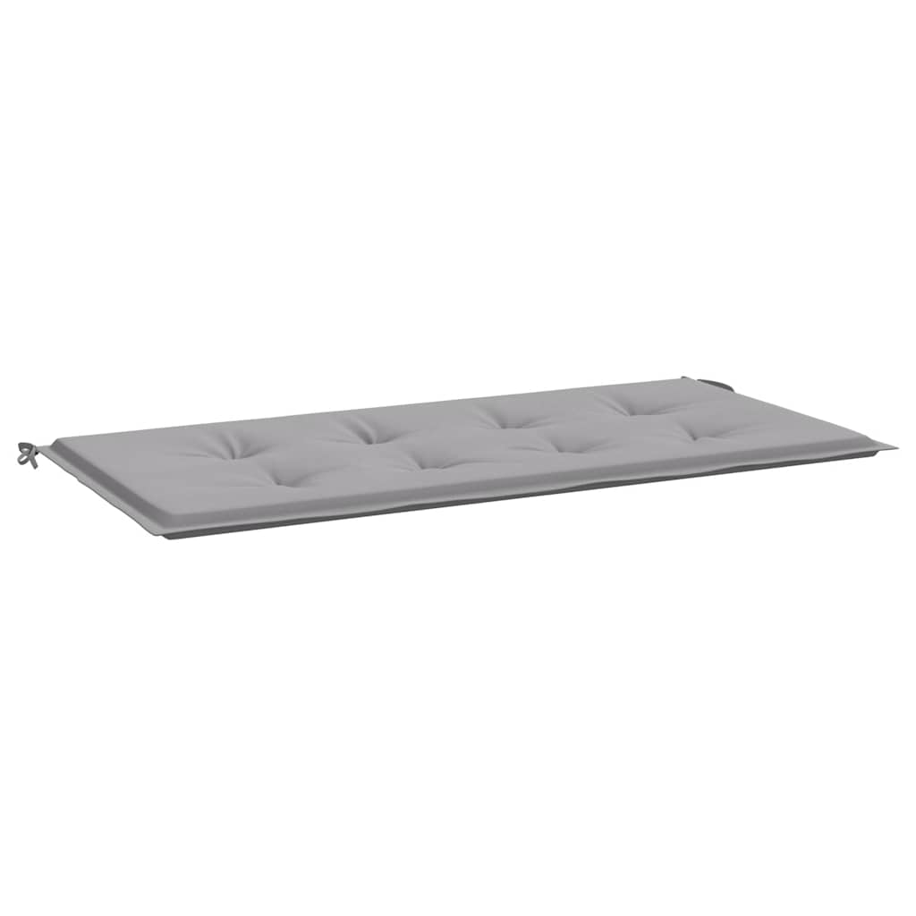 Vidaxl Garden Bench Kissen 100x50x4 cm Oxford Stoff grau