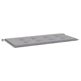 Vidaxl Garden Bench Kissen 100x50x4 cm Oxford Stoff grau