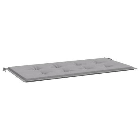 Vidaxl Garden Bench Kissen 100x50x4 cm Oxford Stoff grau