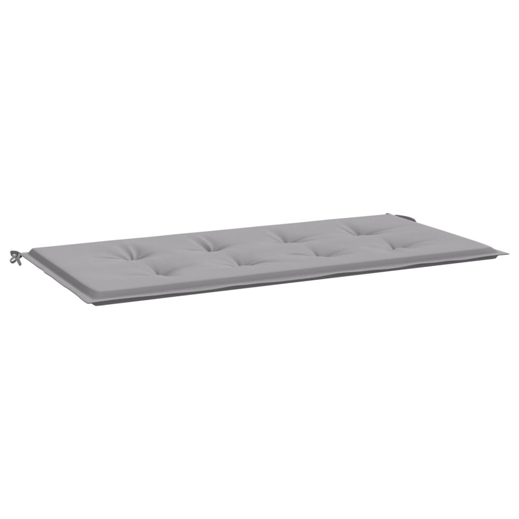 Vidaxl Gaartbank Custioun 100x50x3 cm Oxford Stoff Grey