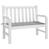 Vidaxl Garden Bench Kissen 100x50x3 cm Oxford Stoff grau