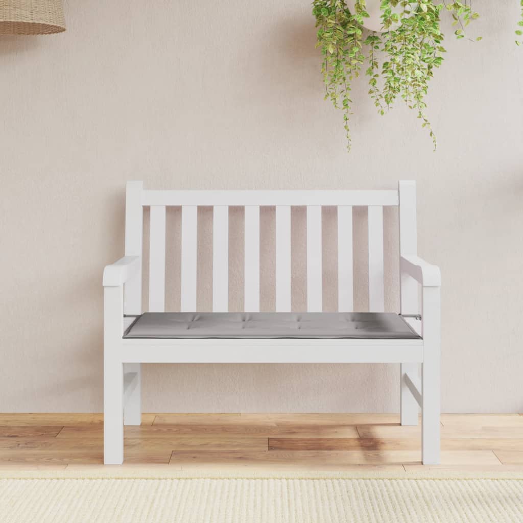 Vidaxl Garden bench cushion 100x50x3 cm Oxford fabric gray